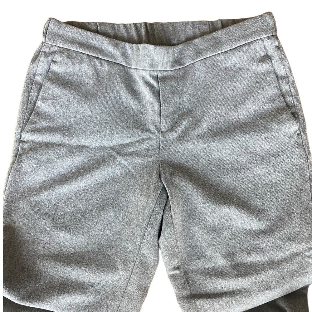 Old Navy Heather Gray Pull On Ankle Pant 0 Petite Career Academia Twee Comfort - Picture 4 of 10